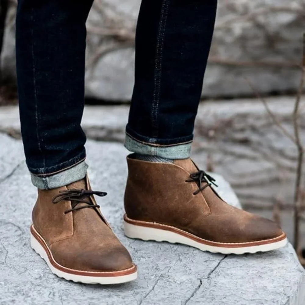 NEW THURSDAY BOOT CO. Scout Chukka Boots – Safari Brown Leather Men’s Size 10